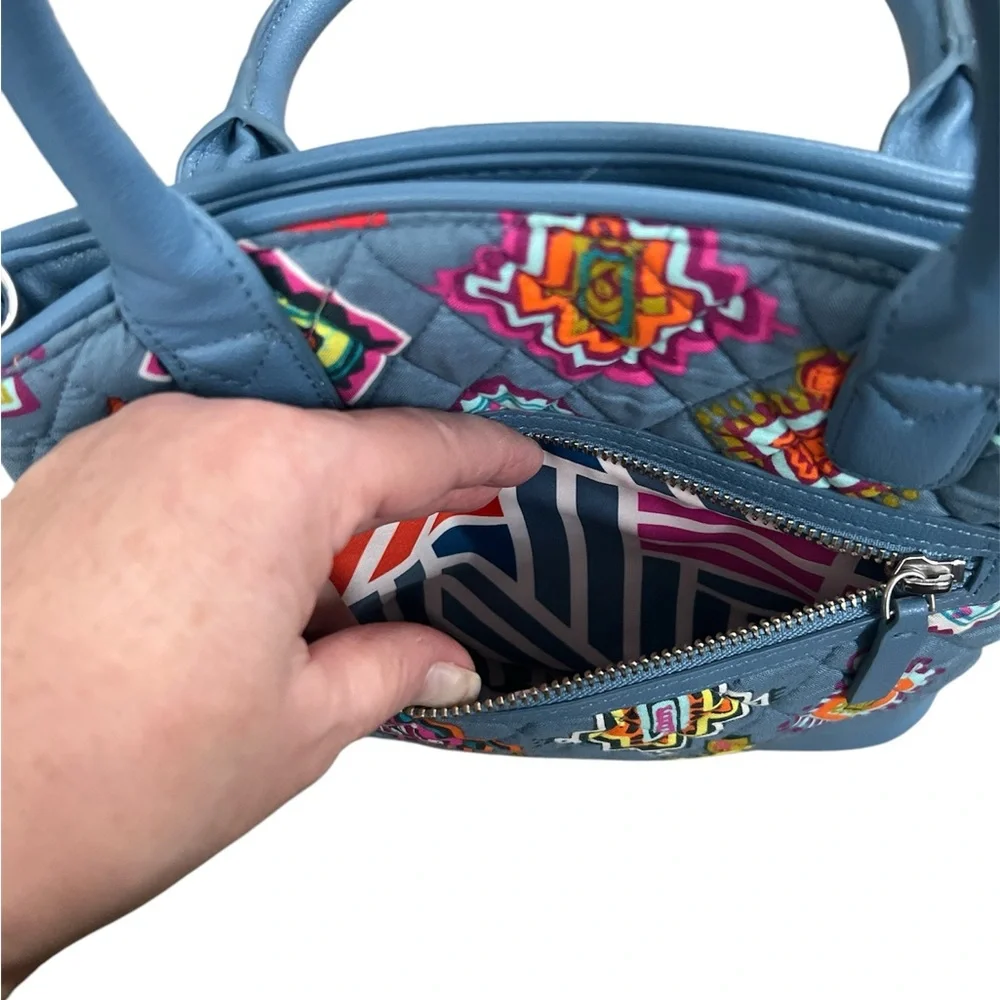 Vera Bradley Day Off Painted Medallions Satchel NWOT‎